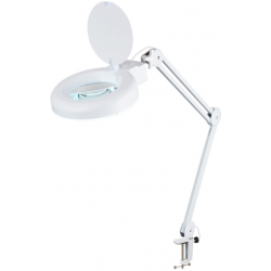 Lampa z lupą do blatu powiększająca 8D 5" 12W 60 x LED SMD 1200lm biała